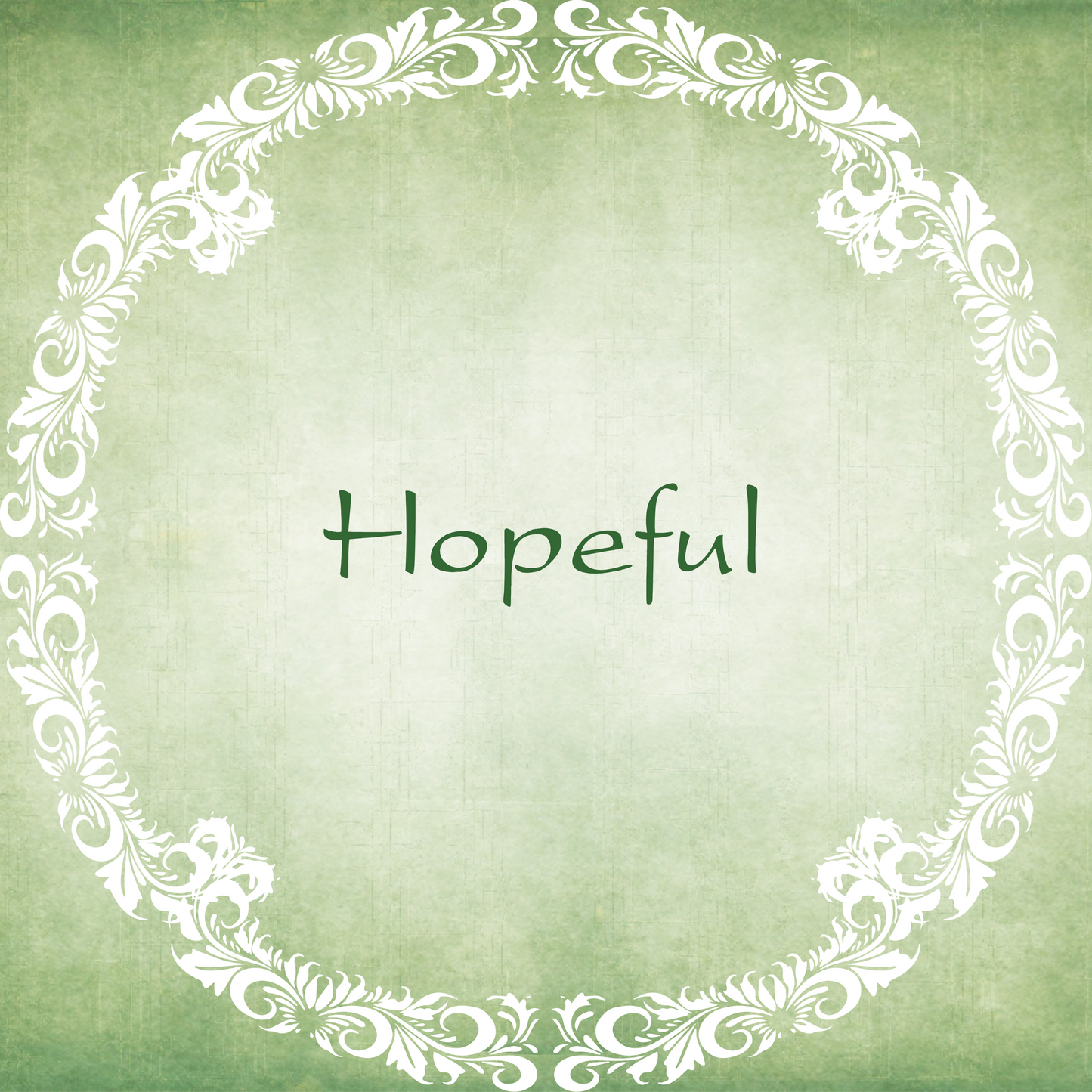Image displaying the word Hopeful