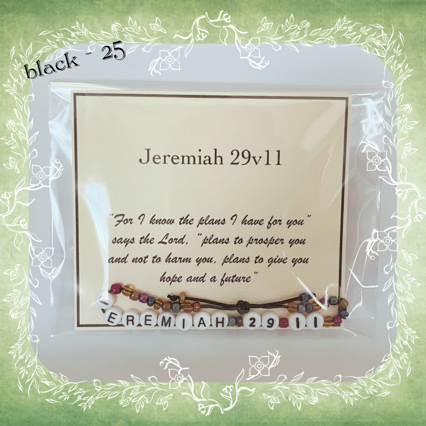 Jeremiah 29v11 - Wearable Faith Bracelet - A Hope & A Future
