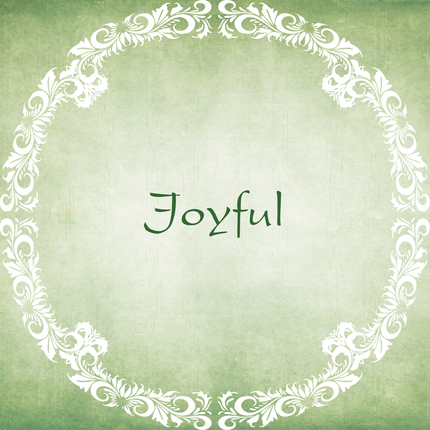 Image displaying the word Joyful