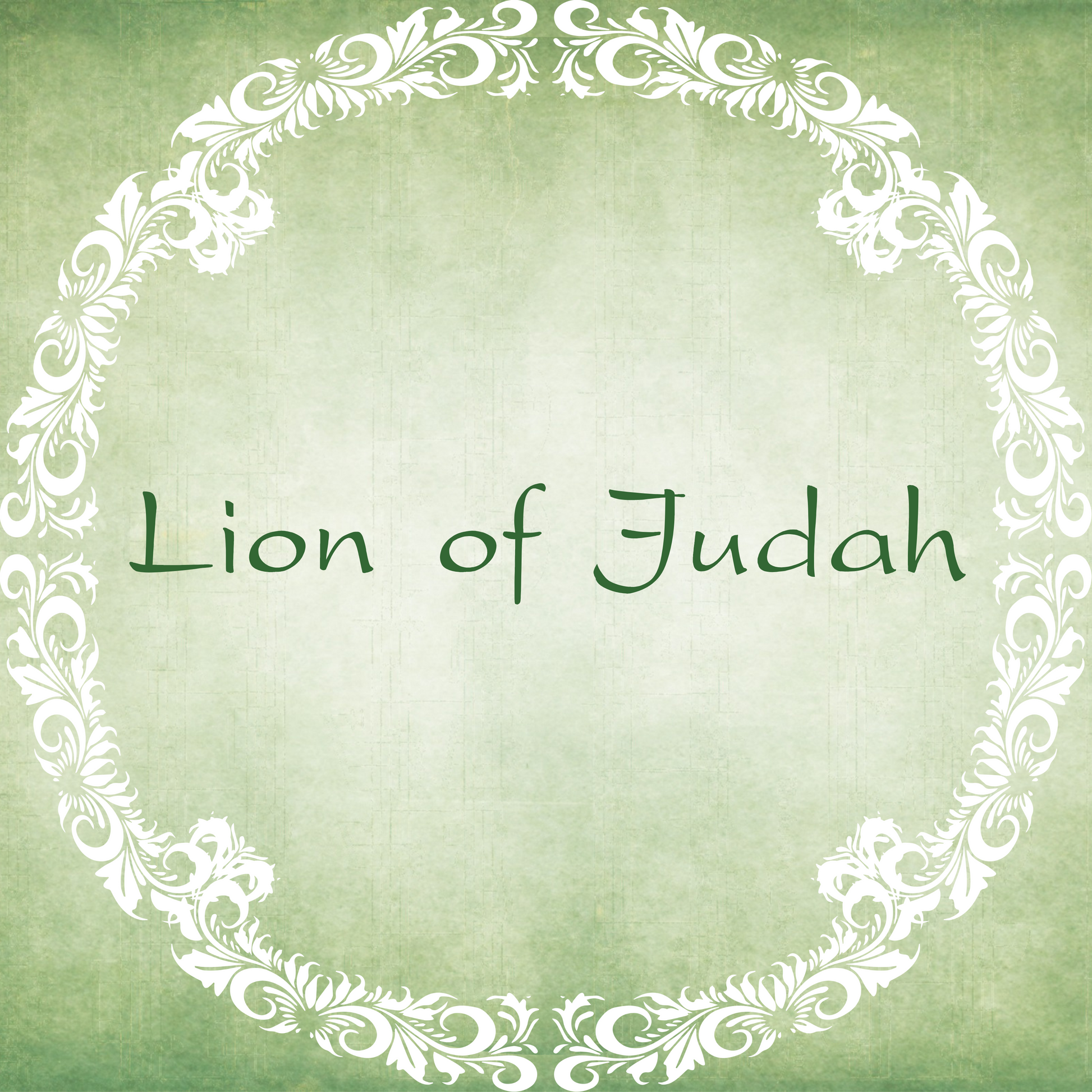 Image displaying the words Lion of Judah