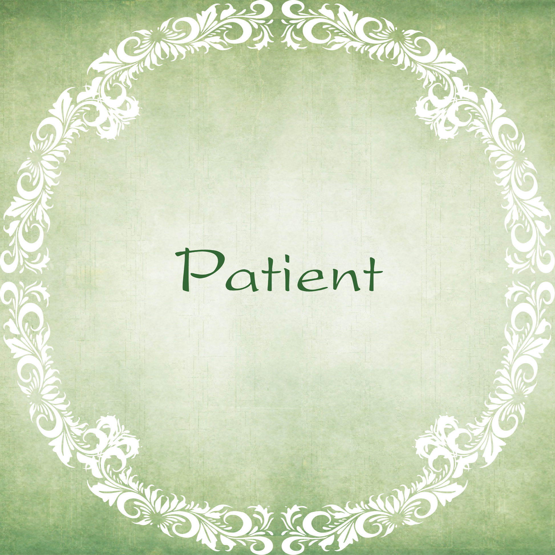 Image displaying the word Patient