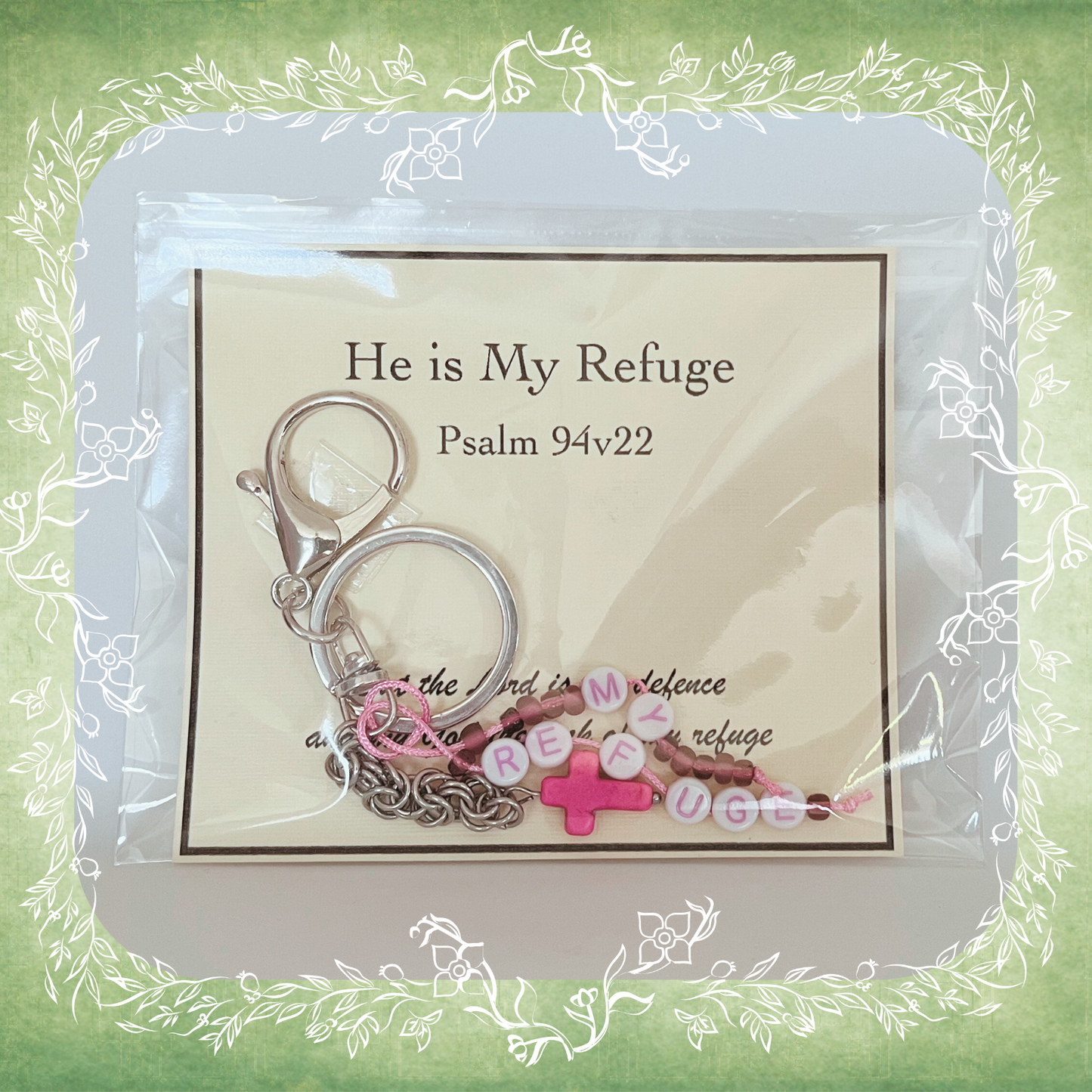 My Refuge Keyring - Strength You Can Hold
