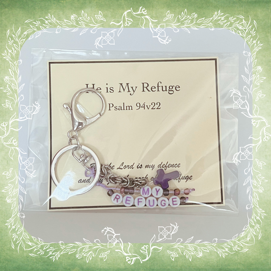 My Refuge Keyring - Strength You Can Hold