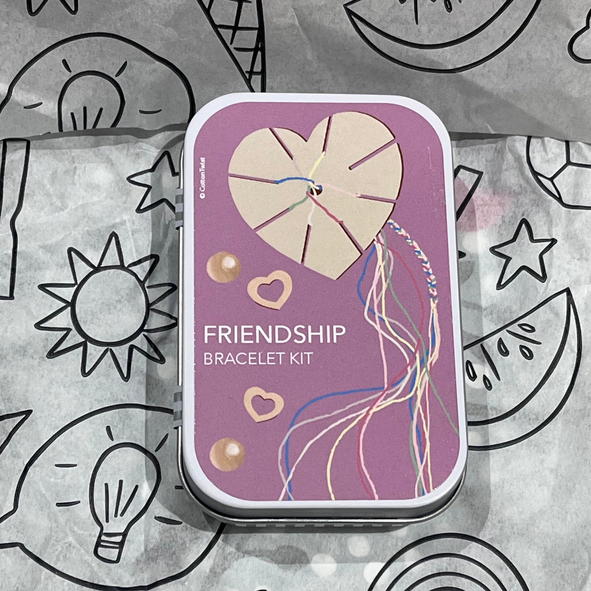 Friendship Bracelet Kit – Emerald Rose